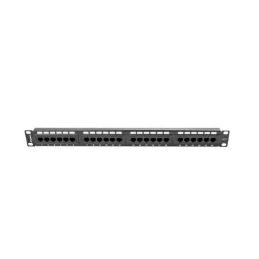 Panel de Conexión Lanberg PPU6-1024-B 1U Metálico Negro 445mm Rack