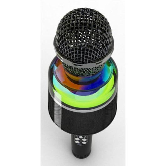 Micrófono Gembird MICBT-01-BK inalámbrico Bluetooth con altavoz integrado y control por botones