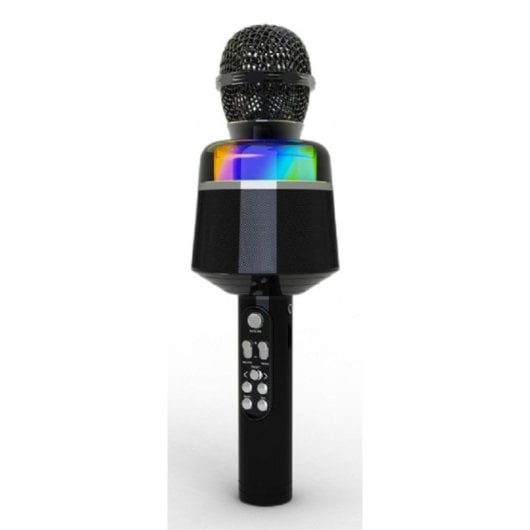 Micrófono Gembird MICBT-01-BK inalámbrico Bluetooth con altavoz integrado y control por botones