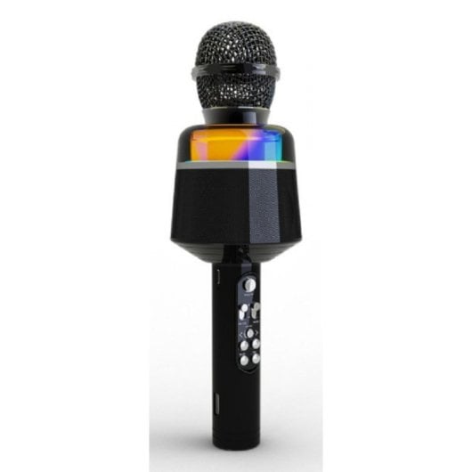 Micrófono Gembird MICBT-01-BK inalámbrico Bluetooth con altavoz integrado y control por botones