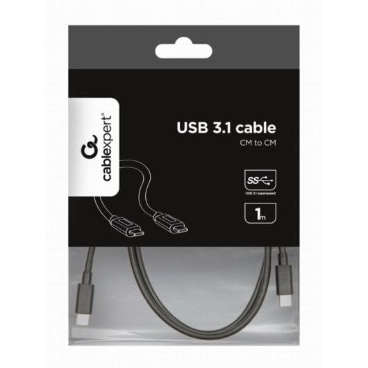 Cavo USB 3.1 Tipo C/C Gembird CCP-USB3.1-CMCM-1M 1m Nero USB 3.2 Gen 1