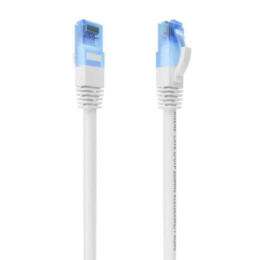 Cable de Red AISENS A135-0818 Cat.6 UTP AWG26 CCA 75cm Blanco 1000Mbps RJ45