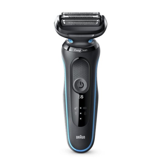 Rasierer Braun Series 5 50-M1000s Akku Li-Ion Schwarz Blau LED