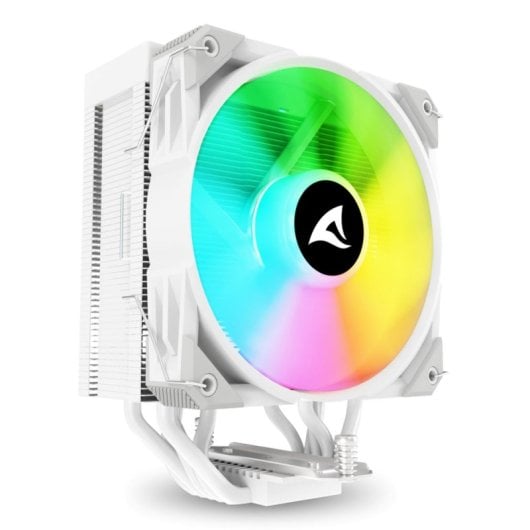 Refrigeración Aire Sharkoon Socket LGA1851 120mm A50 RGB 5 Heatpipes TDP 230W Efecto Espejo