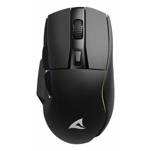 Ratón Sharkoon inalámbrico/cableado 6400 DPI RGB base de carga SKILLER SGM50W