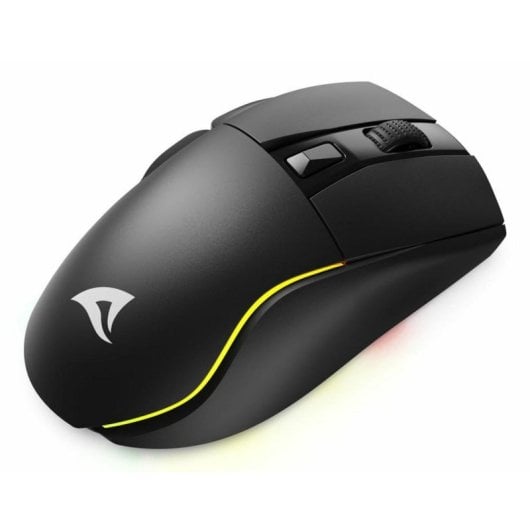 Ratón Sharkoon inalámbrico/cableado 6400 DPI RGB base de carga SKILLER SGM50W