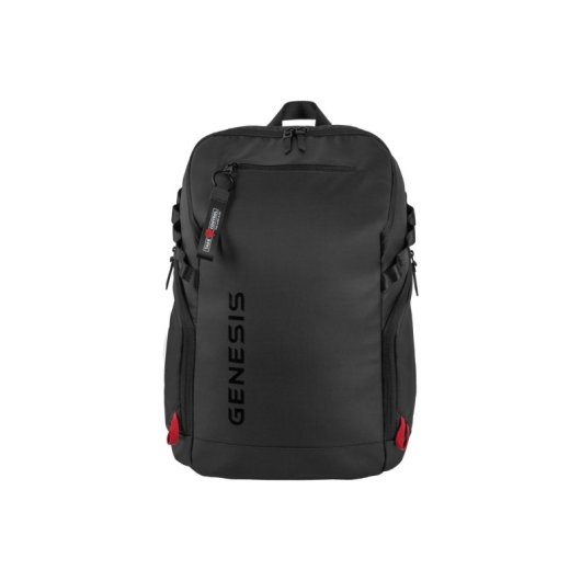 Rucksack GENESIS Pallad 420 Schwarz Rot Leicht Ergonomisch Wasserdicht Rucksack GENESIS Pallad 420 Schwarz Rot Leicht Ergonomisch Wasserdicht