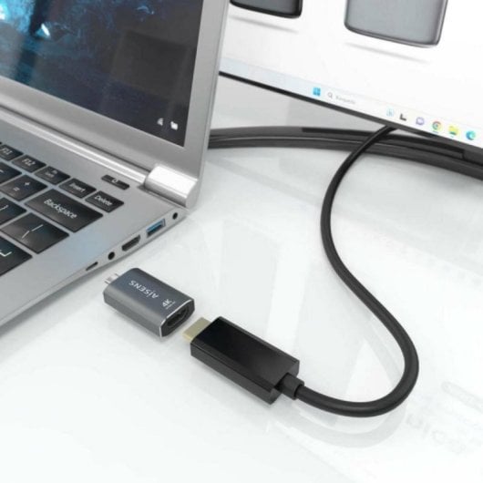 Adaptador AISENS A109-0862 USB-C a HDMI 4K@60Hz Alumínio Cinzento