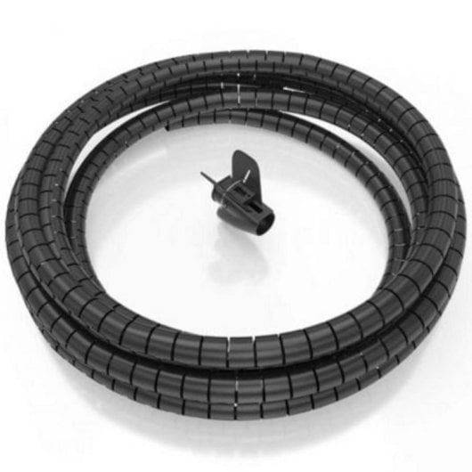 Organizador de cable en espiral Aisens A151-0899 25mm, 6m, plástico alta resistencia, negro