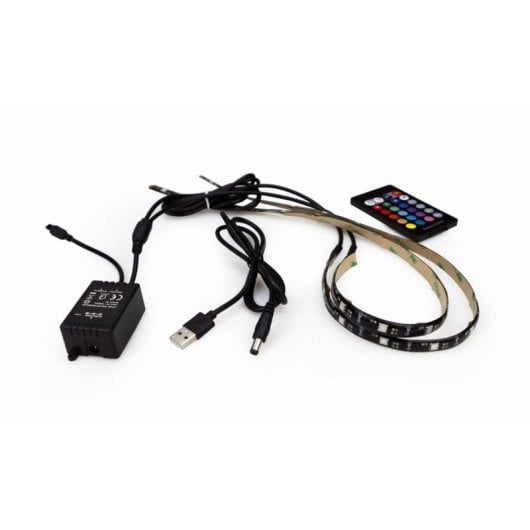 Regolo luminoso universale Gembird LED-2SU-RGB50-01 RGB USB 2x50 cm multicolore