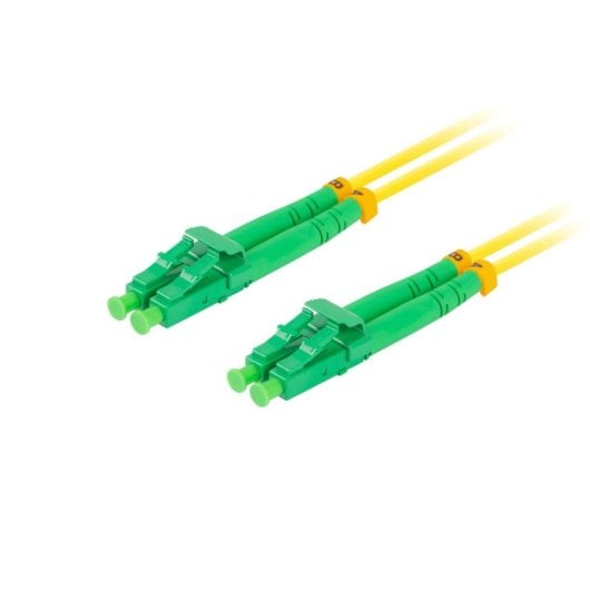Cable de fibra óptica Lanberg FO-LALU-SD11-0020-YE 2m G.657.A1 LC-LC monomodo amarillo