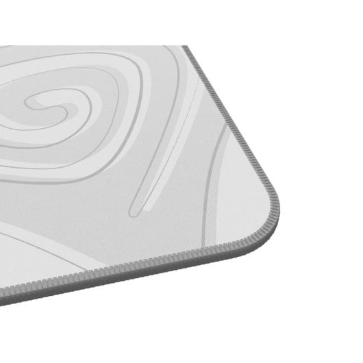 Alfombrilla Genesis Carbon 400 M 350x250mm Blanca Gris Impermeable Tela Gaming