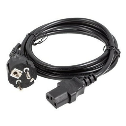 Cable de alimentación Lanberg CA-C13C-14CC-0018-BK 1.8m C13 acoplador CEE7/7 negro