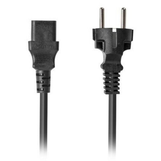 Cable de alimentación Lanberg CA-C13C-14CC-0018-BK 1.8m C13 acoplador CEE7/7 negro