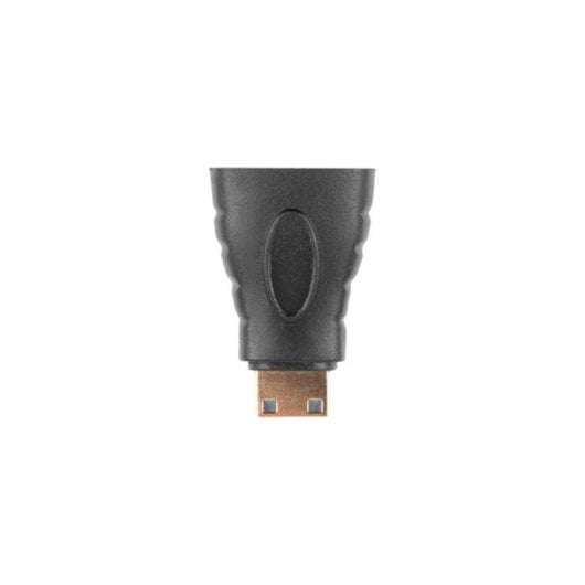 Adaptador HDMI Lanberg AD-0037-BK conector HDMI a HDMI Mini-C chapado en oro negro