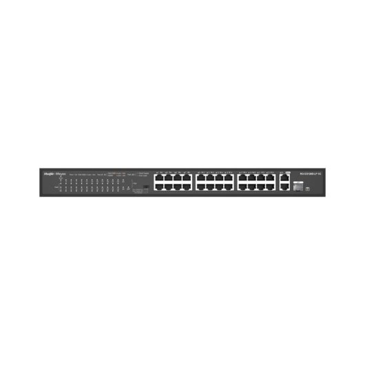 Switch Ruijie RG-ES126S-LP V2 26 Puertos Fast Ethernet PoE No Gestionable Rack