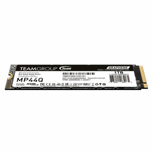 Disco Duro Team Group 4TB M.2 PCIe Gen4 x4 7400MB/s MP44Q + Software Monitoraggio S.M.A.R.T.