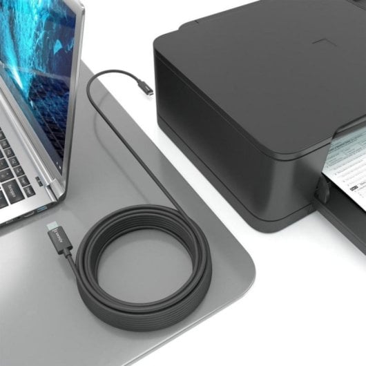 Cabo USB AISENS A157-0927 40 Metros USB-A para USB-C 10 Gbps Preto