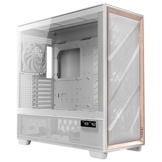 Torre Antec FLUX PRO White EUV Full Tower Blanco Madera Vidrio Templado Gaming