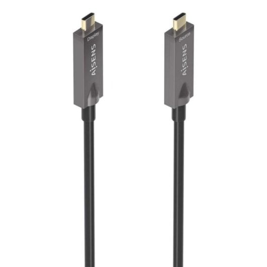 Cable USB-C Aisens AOC A157-0884 7.5m 10Gbps 60W 4K DisplayPort Activo Fibra+Cobre