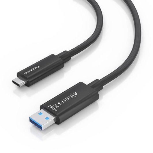 USB-A auf USB-C Kabel AISENS A157-0925, 15m, 10Gbps, Glasfaser
