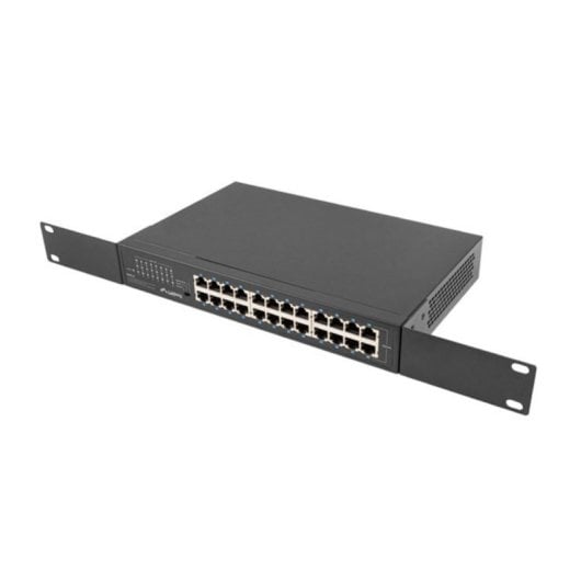 Switch Lanberg RSGE-24 24 puertos Gigabit Ethernet No gestionado Montaje en rack 1U