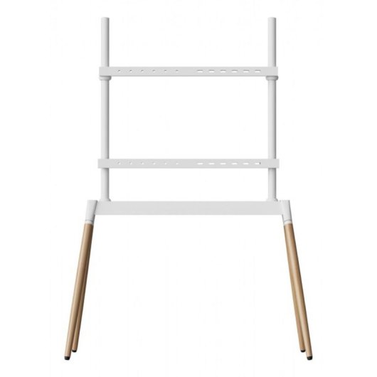 Soporte de TV Gembird TVS-86F-01-W Blanco/Madera 55-86" Gestión de cables integrada