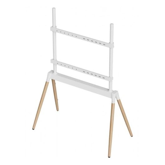 Soporte de TV Gembird TVS-86F-01-W Blanco/Madera 55-86" Gestión de cables integrada
