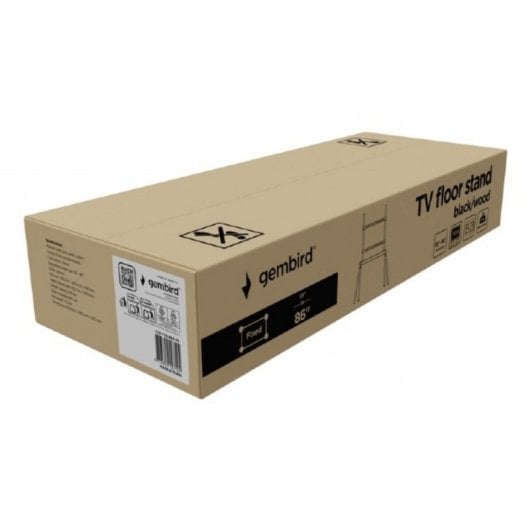 TV-Halterung Gembird TVS-86F-01-BK 55-86 Zoll 40 kg Schwarz Holz TV-Halterung Gembird TVS-86F-01-BK 55-86 Zoll 40 kg Schwarz Holz