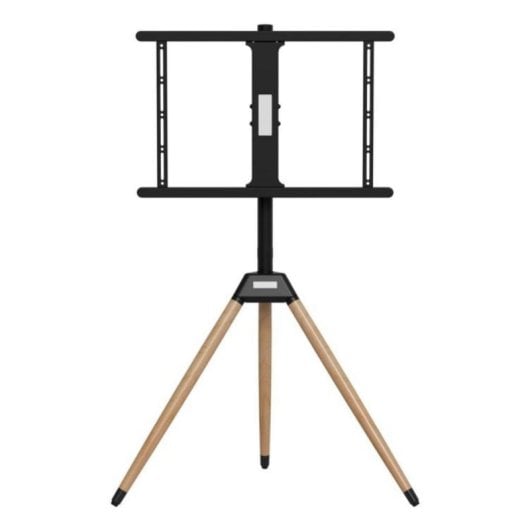 Soporte TV Gembird TVS-75ST-01 Base Giratoria, Altura Ajustable, 32-75", 35kg, Negro/Madera