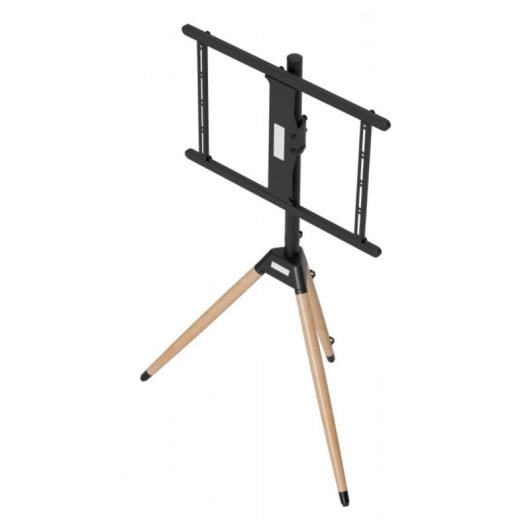 Soporte TV Gembird TVS-75ST-01 Base Giratoria, Altura Ajustable, 32-75", 35kg, Negro/Madera