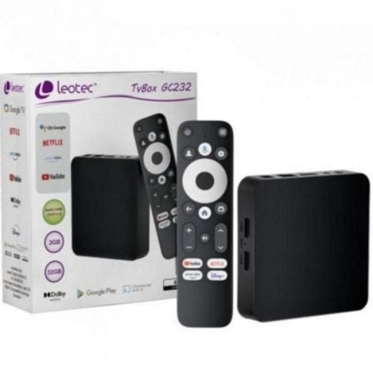 TV Box Leotec LETVBOXGC06 Amlogic S905Y4 2GB RAM 32GB eMMC Google TV 12
