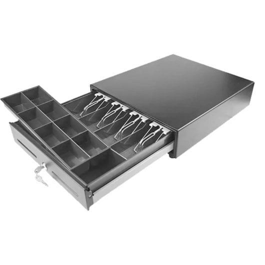 Cajón de efectivo Posiflex CP-410UN Metal Negro 410 mm x 415 mm