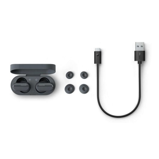 Auriculares Philips TAT3508BK preto True Wireless Stereo Bluetooth com Microfone