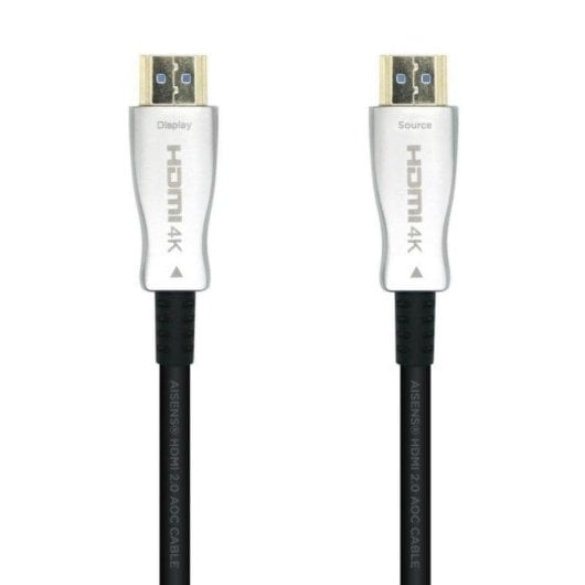 Cavo HDMI Aisens V2.0 AOC Premium 20m 18Gbit/s 4K Fibra Ottica Oro ARC