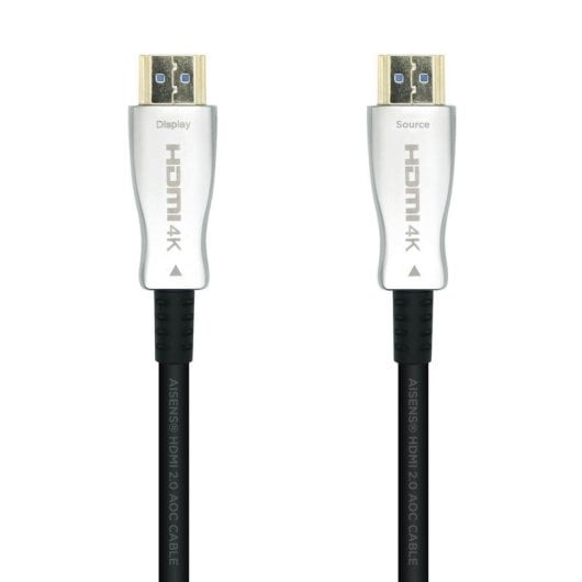Cavo HDMI Aisens V2.0 AOC Premium 20m 18Gbit/s 4K Fibra Ottica Oro ARC