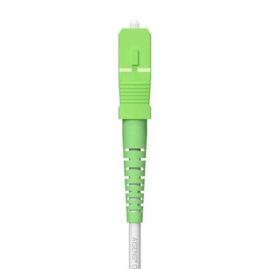 Cabo de Fibra Óptica Aisens G657A2 SC/APC-SC/APC Simplex 9/125μm LSZH 250m Branco