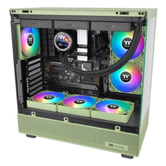 Thermaltake CT120 Ventoinha 120mm 500-2000RPM 57,05m³/h Matcha Green