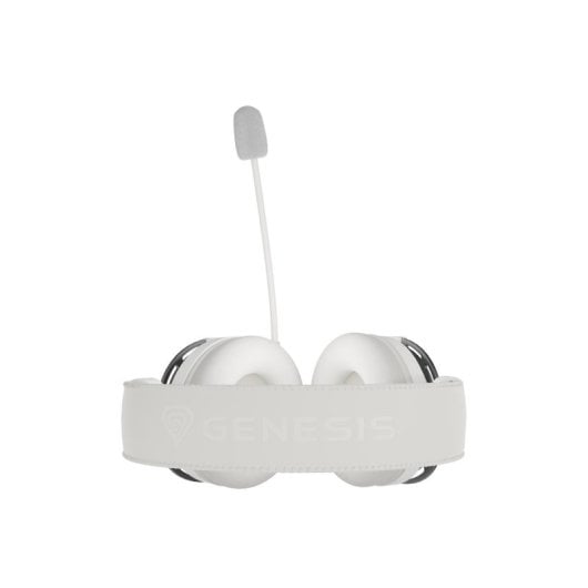 Auriculares Genesis con cable 53mm micrófono desmontable ligeros blancos para gaming