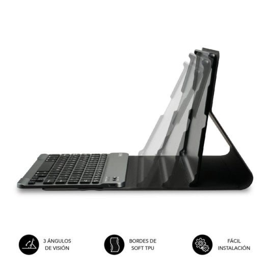 Funda con teclado SUBBLIM KeyTab Pro BT Samsung GT A8 10.5" X200/205 Bluetooth 5.2 Extraíble