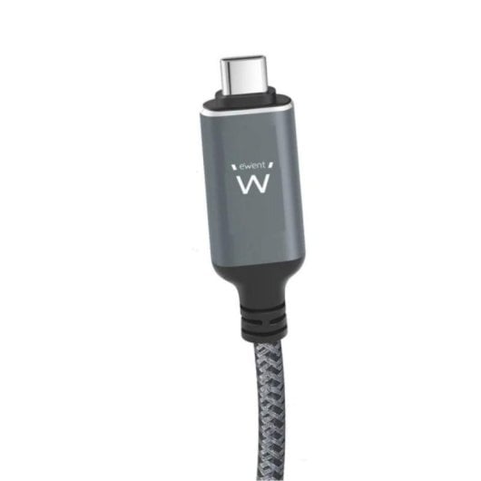 Cable Adaptador Ewent EC2000 USB-C 3.2 Gen1 a RJ45 Cat6 1 Gbps 1m Trenzado Negro