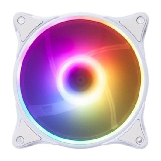 Ventoinha Hiditec N18 ARGB 120mm Flujo 37.8 CFM Silenciosa Branco Ventoinha Hiditec N18 ARGB 120mm Flujo 37.8 CFM Silenciosa Branco