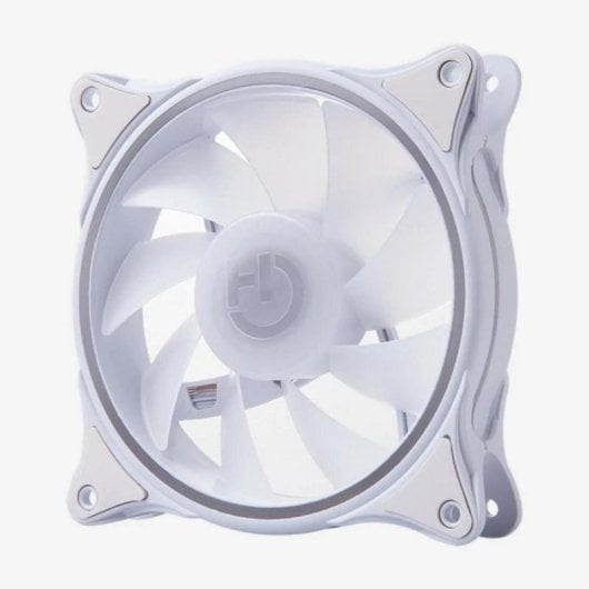 Ventoinha Hiditec N18 ARGB 120mm Flujo 37.8 CFM Silenciosa Branco Ventoinha Hiditec N18 ARGB 120mm Flujo 37.8 CFM Silenciosa Branco
