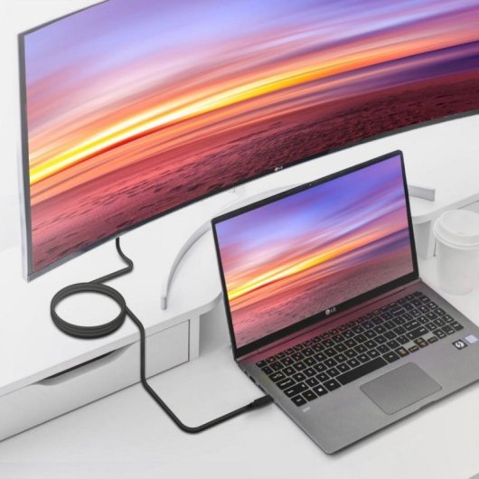 Cabo USB-C AISENS A107-0705 10Gbps 100W 3m Preto USB-C Macho