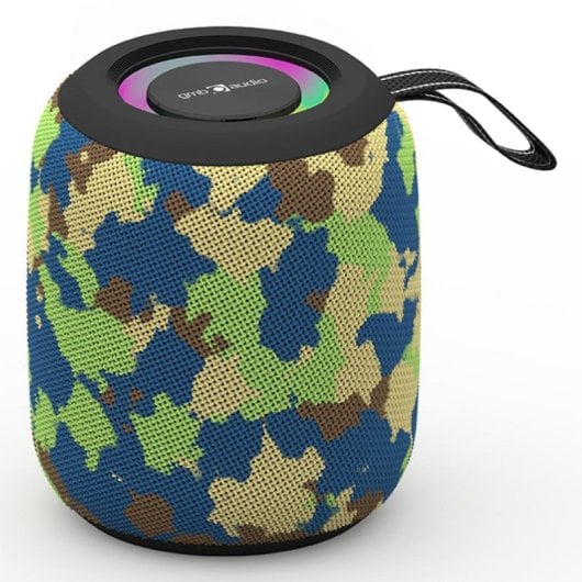Altavoces Gembird Portátiles Inalámbricos 8W BT Efecto LED RGB y MicroSD