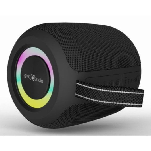 Altavoces Gembird Portátil Inalámbrico 8W Bluetooth LED RGB Micro SD/FM/AUX
