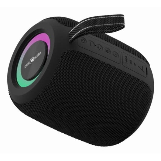 Altavoces Gembird Portátil Inalámbrico 8W Bluetooth LED RGB Micro SD/FM/AUX