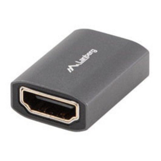 Lanberg AD-HDMI-02 Adaptateur HDMI-A Femelle 2.1 Double couleur Argent