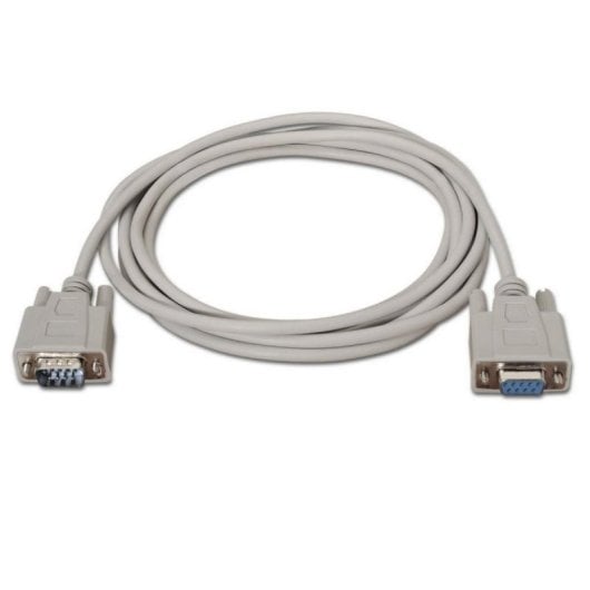 Kabel RS232 Aisens A112-0065 DB9 Stecker zu DB9 Buchse 1,8m Beige 1,6Mbps