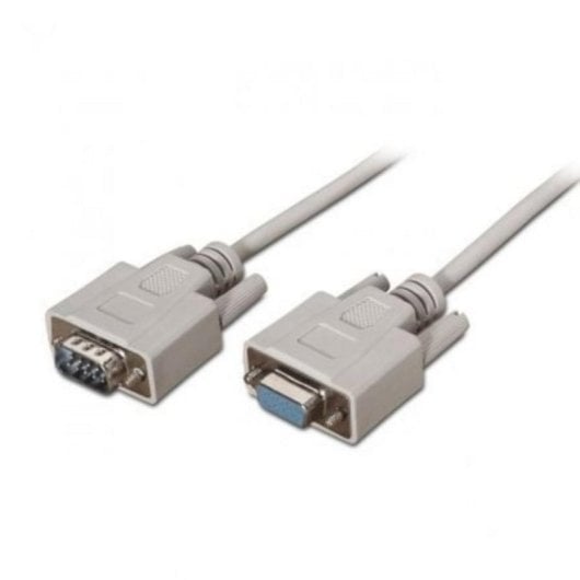 Kabel RS232 Aisens A112-0065 DB9 Stecker zu DB9 Buchse 1,8m Beige 1,6Mbps